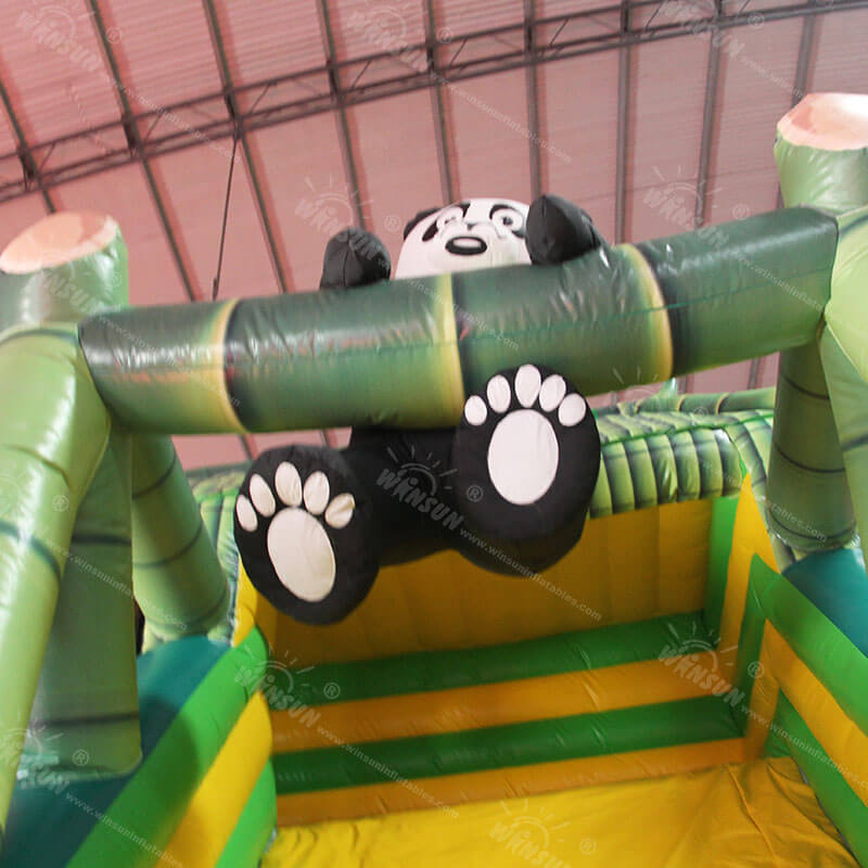 china national treasure panda inflatable slide 5