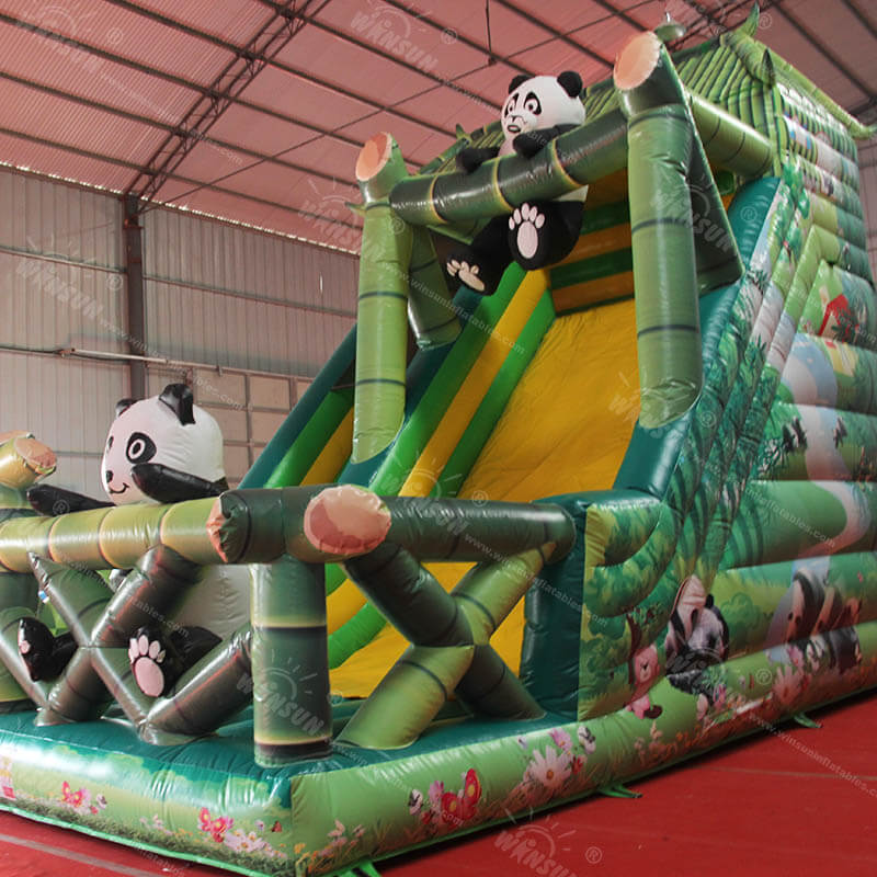 china national treasure panda inflatable slide 6