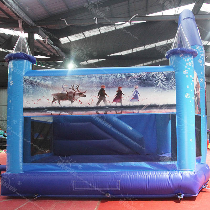 frozen themed inflatable combo 5