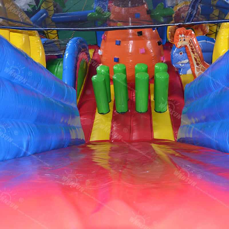 inflatable combo jungle slide 5