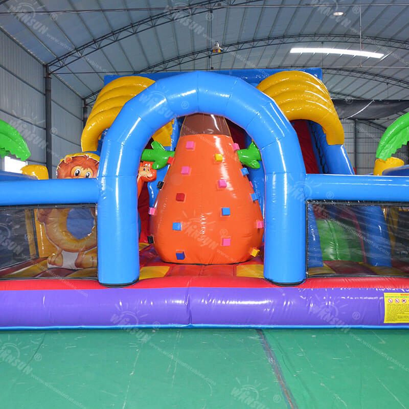 inflatable combo jungle slide 6