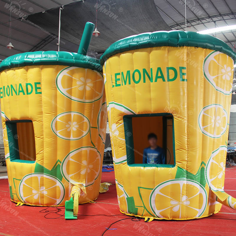 Stand de limonade gonflable