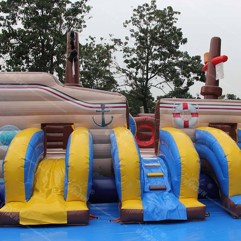 inflatable pirate ship water park 6