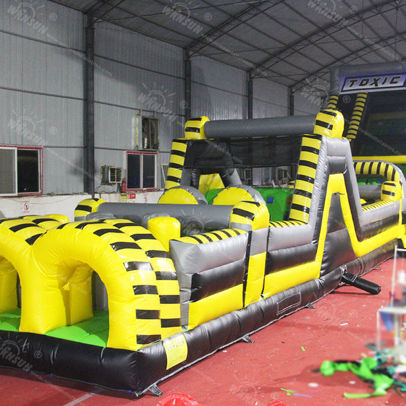 inflatable toxic rush obstacle course 6