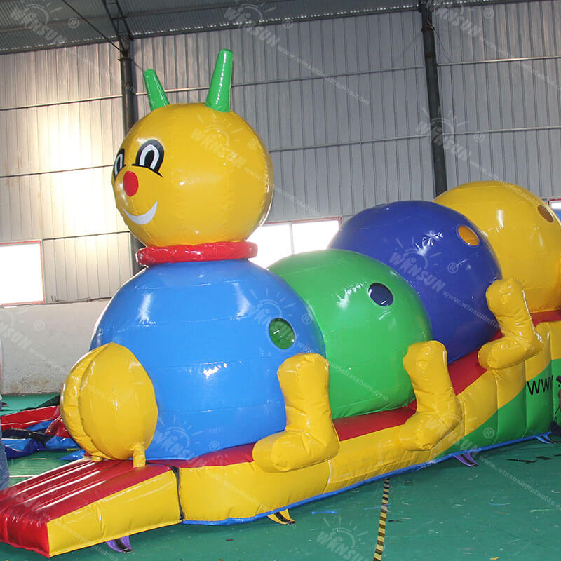 inflatable worm tunnel 5