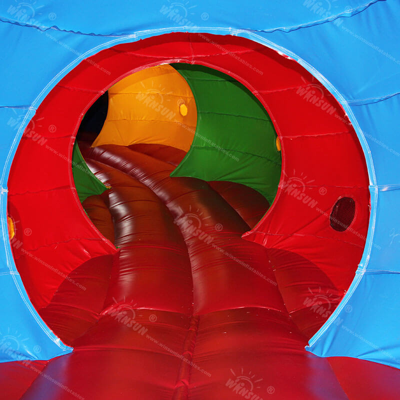 inflatable worm tunnel 6