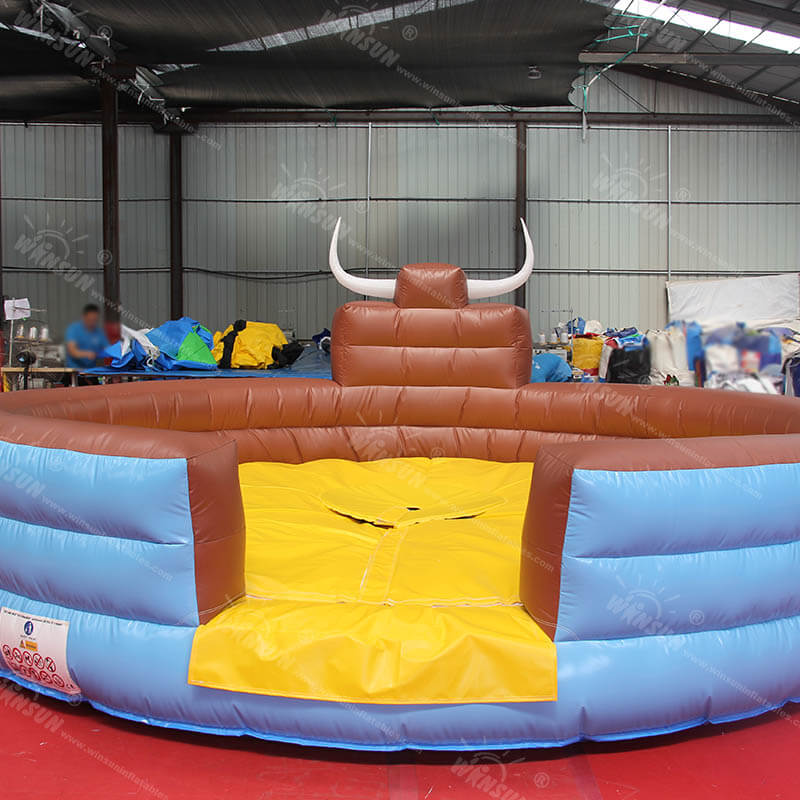 mechanical bull game with safety mat 6