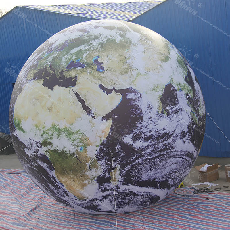 natural earth inflatable globe 6