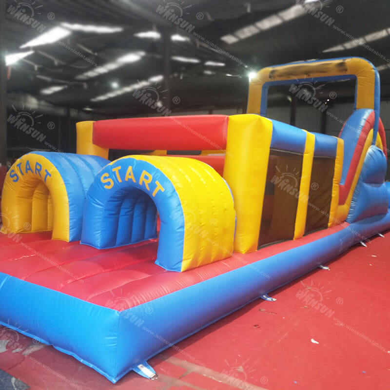 obstacle course with slide 6