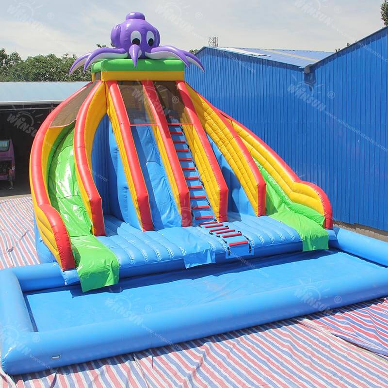 octopus inflatable water slide 6