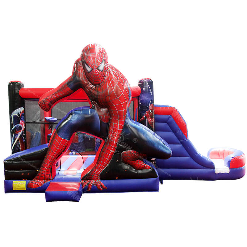 Spiderman Jumping Castle avec toboggan