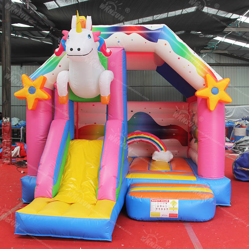 unicorn inflatable combo 5