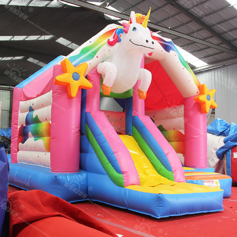 unicorn inflatable combo 6