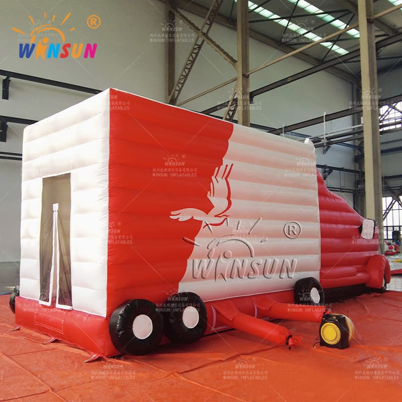 Maison de saut gonflable commerciale avec thème Slide Truck