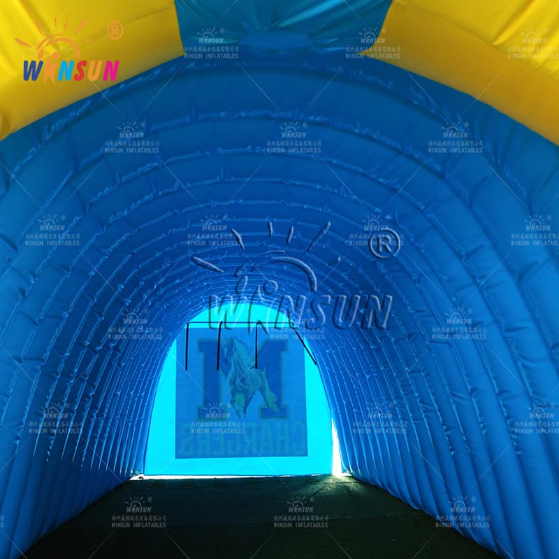 Tunnel de tente gonflable personnalisé