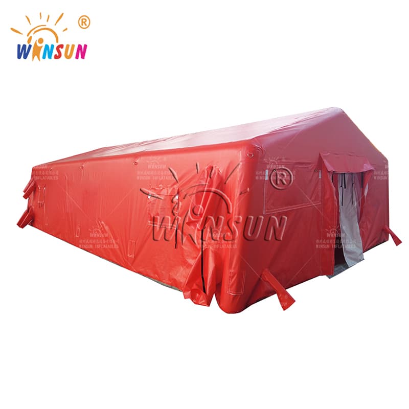 Utilisation extérieure de tente militaire gonflable hermétique faite sur commande