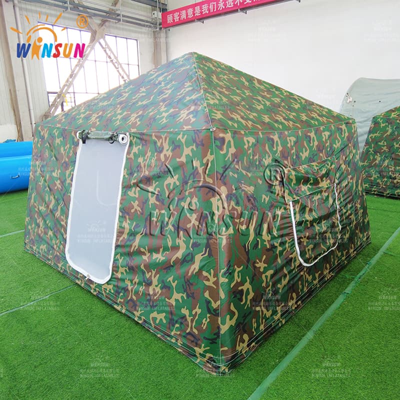 Tente de camping de camouflage gonflable personnalisée