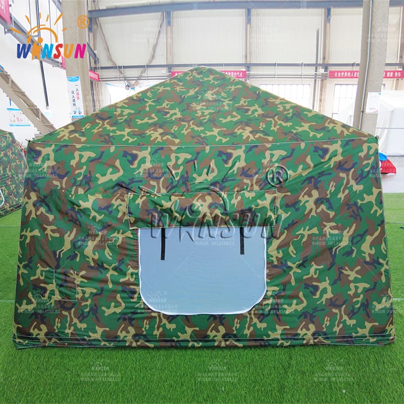 Tente de camping de camouflage gonflable personnalisée